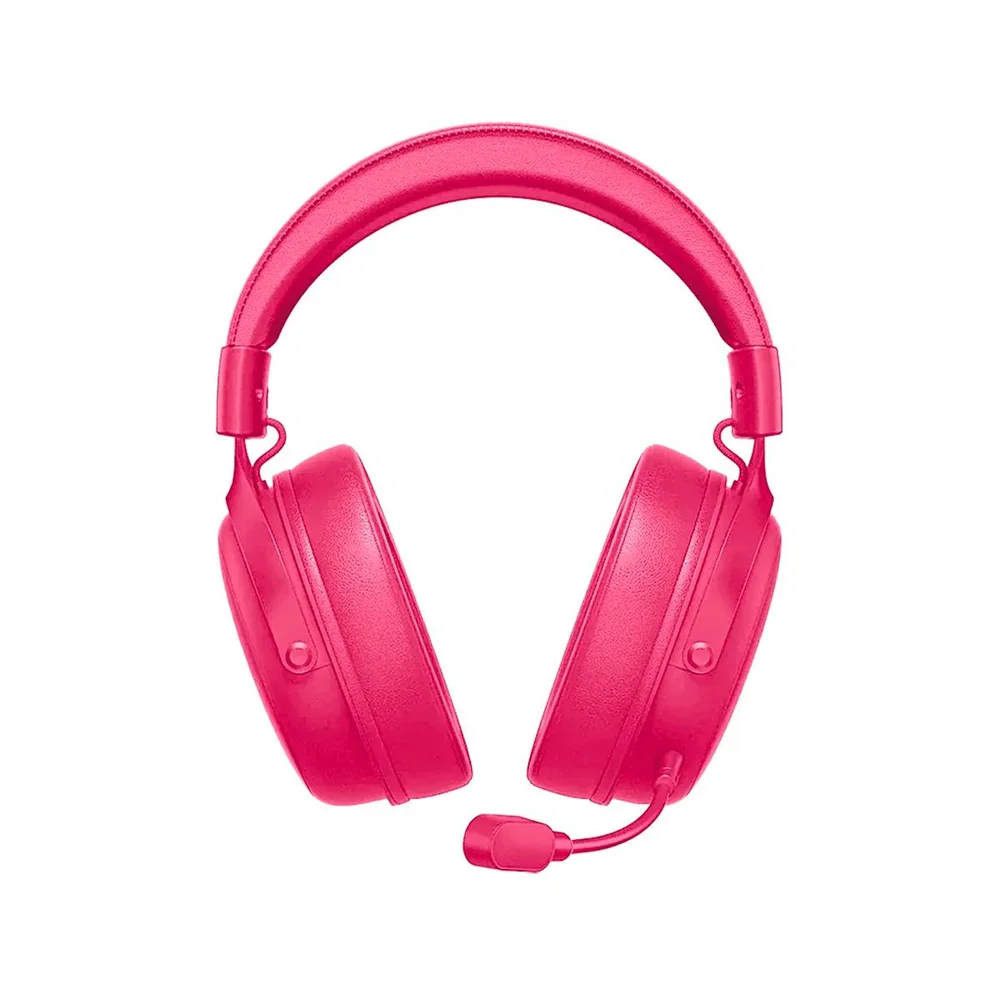 Imagem 3 de 5 do produto Headset V9 Pro Mchose Gamer Rose Red Sem Fio 7.1 Surround 250h Bt 2.4g Microfone Ia