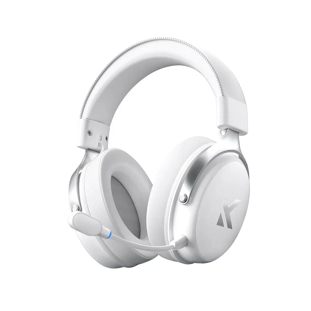 Imagem 3 de 5 do produto Headset V9 Pro Mchose Gamer Icy White Sem Fio 7.1 Surround 250h Bt 2.4g Microfone Ia