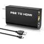 Adaptador Conversor Ps2 Para HDMI Com Saída De Áudio P2 3,5 Mm