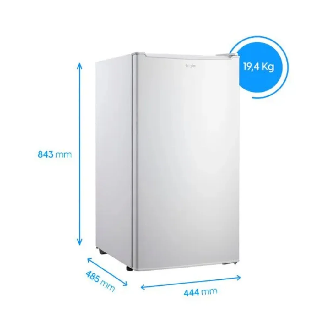 Imagem 2 de 5 do produto Frigobar 93 Litros Elgin Branco 220v R600a Porta Reversivel