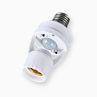 Sensor De Presença Com Fotocélula Para Lâmpada Soquete E27