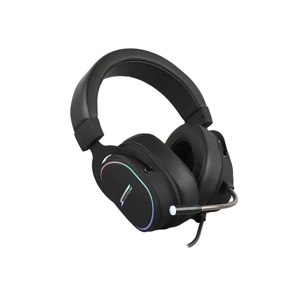 Imagem 5 de 5 do produto Headset Gamer Superframe, Velka, 7.1 Surround, RGB, Usb, Black, Velka - Sf-h01