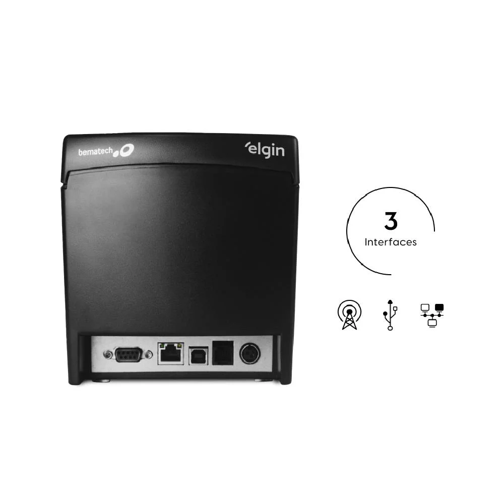 Imagem 4 de 5 do produto Impressora Térmica Bematech Mp-4200 Hs Não Fiscal Guilhotina Usb Ethernet Serial