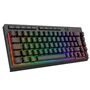Teclado Membrana Gamer Redragon Crescent 68 Pro RGB 65% Tri-mode Usb 2.4ghz Bluetooth Usb-c Preto - K519RGB-pro