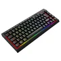 Teclado Membrana Gamer Redragon Crescent 68 Pro RGB 65% Tri-mode Usb 2.4ghz Bluetooth Usb-c Preto - K519RGB-pro