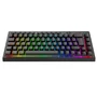 Teclado Membrana Gamer Redragon Crescent 68 Pro RGB 65% Tri-mode Usb 2.4ghz Bluetooth Usb-c Preto - K519RGB-pro