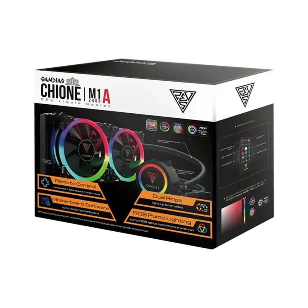Water Cooler 240mm RGB Chione M1a-240r Water Cooler 240mm RGB Chione M1a-240r