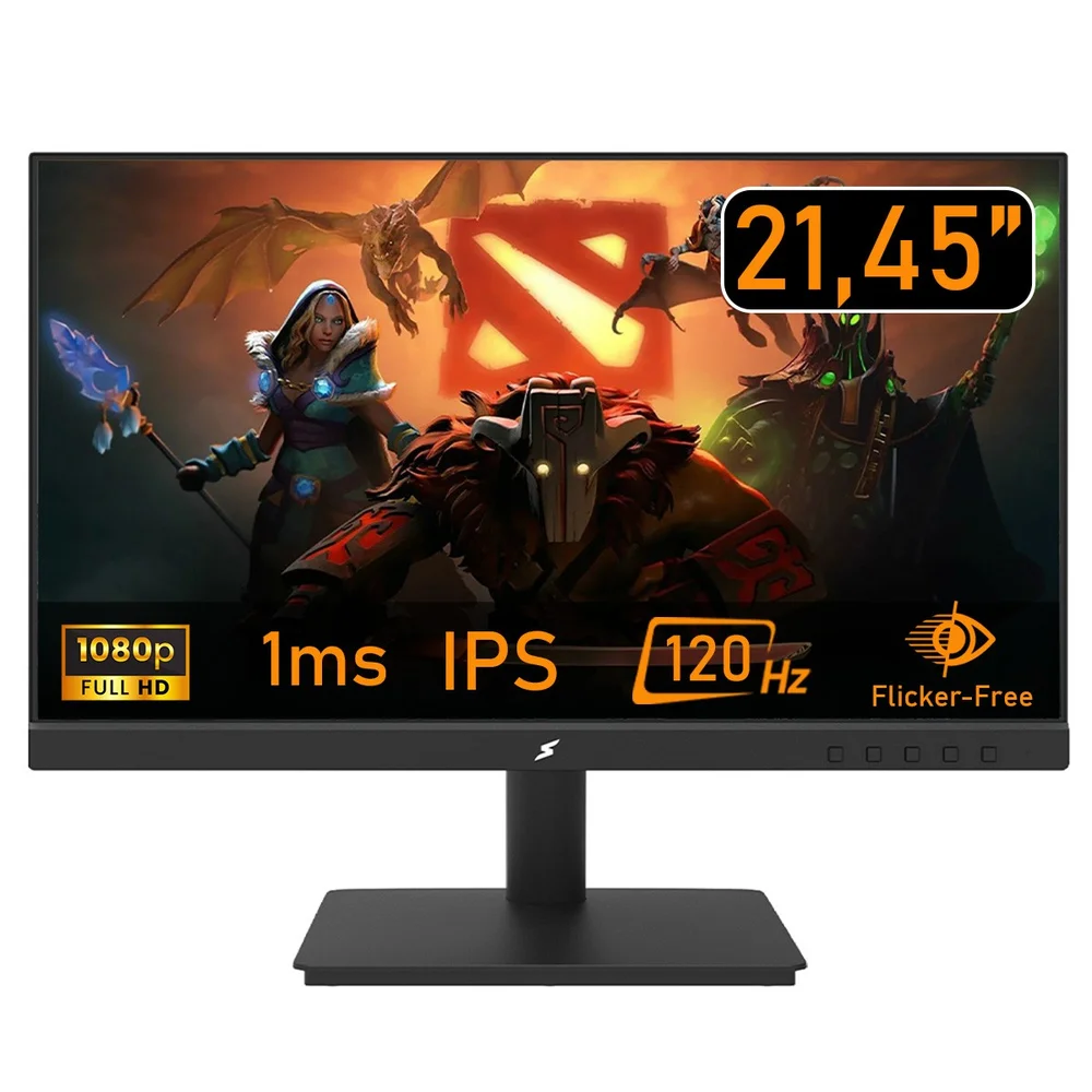 Monitor Gamer Superframe Ace, 21.45 Pol, Full Hd, Ips, 120hz, 1ms, Flicker-free, HDMI/vga, Sf-mn-ace21fsifc1b Monitor Gamer Superframe Ace, 21.45 Pol, Full Hd, Ips, 120hz, 1ms, Flicker-free, HDMI/vga, Sf-mn-ace21fsifc1b