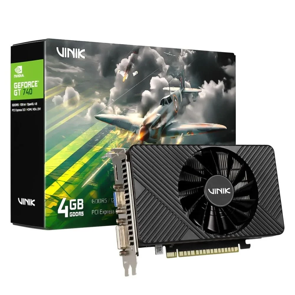 Gpu Nvidia Geforce Gt740 4gb GDDR5 128 Bit Single Fan - Gpuk7404gbfsf1