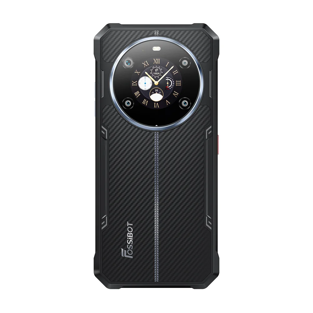 Imagem 2 de 5 do produto Smartphone Fossibot F109s 4g Nfc Tela Dupla Bateria 10600mah 24gb Ram 256gb Preto