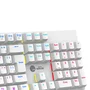 Teclado Mecânico Gamer Ninja Leap Pudim, Switch Blue, Rainbow, Abnt2, White