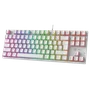 Teclado Mecânico Gamer Ninja Leap Pudim, Switch Blue, Rainbow, Abnt2, White