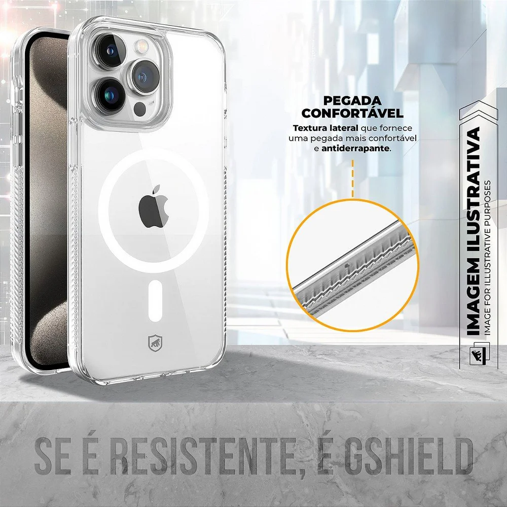 Imagem 2 de 5 do produto Capa Para Iphone 15 Pro - Anti-slip - Gshield