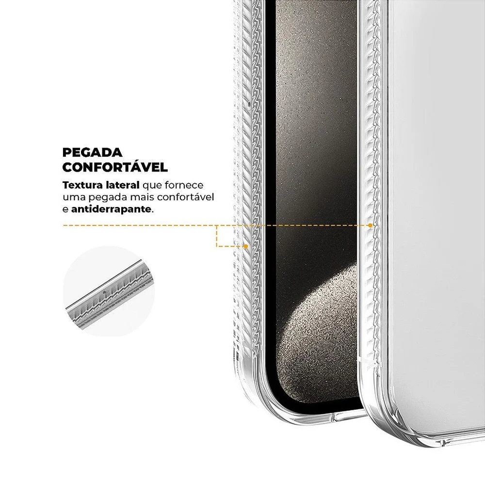 Imagem 3 de 5 do produto Capa Para Iphone 15 Pro - Anti-slip - Gshield