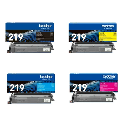 Kit 4 Cores Toner Tn219 Tn-219 Brother   P/ Dcp-l3560cdw Hl-l3240cdw