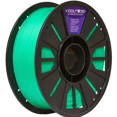 Filamento Impressora 3d Pla Verde 1kg Velvet High Speed Premium Voolt 3d