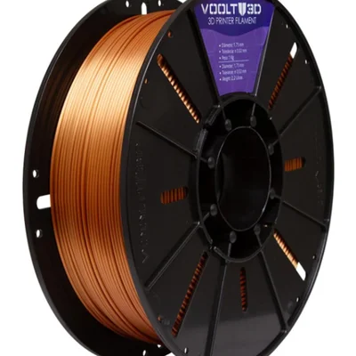 Filamento Impressora 3d Pla Cobre 1kg V-silk High Speed Premium Voolt 3d