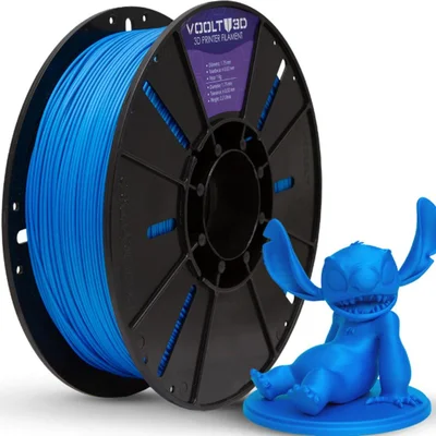 Filamento Impressora 3d Pla Azul 1kg Velvet High Speed Premium Voolt 3d