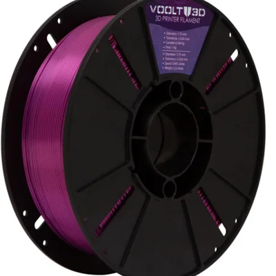 Filamento Impressora 3d Pla Rosa Escuro 1kg V-silk High Speed Premium Voolt 3d