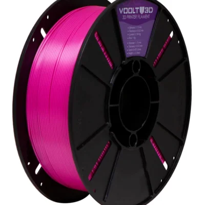 Filamento Impressora 3d Pla Rosa 1kg V-silk High Speed Premium Voolt 3d