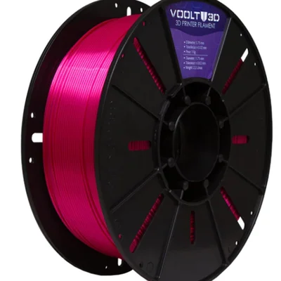 Filamento Impressora 3d Pla Rosa Choque 1kg V-silk High Speed Premium Voolt 3d