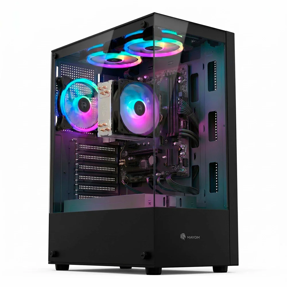 Computador Gamer Preto I7 6ª 16gb Ram 512gb Ssd Tela 23 GT 730 4gb Gabinete + 3 fans - view 5