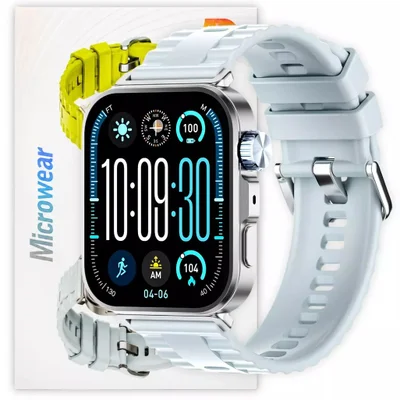 Smartwatch Microwear Fit 4 Pro Responde Whatsapp - Azul