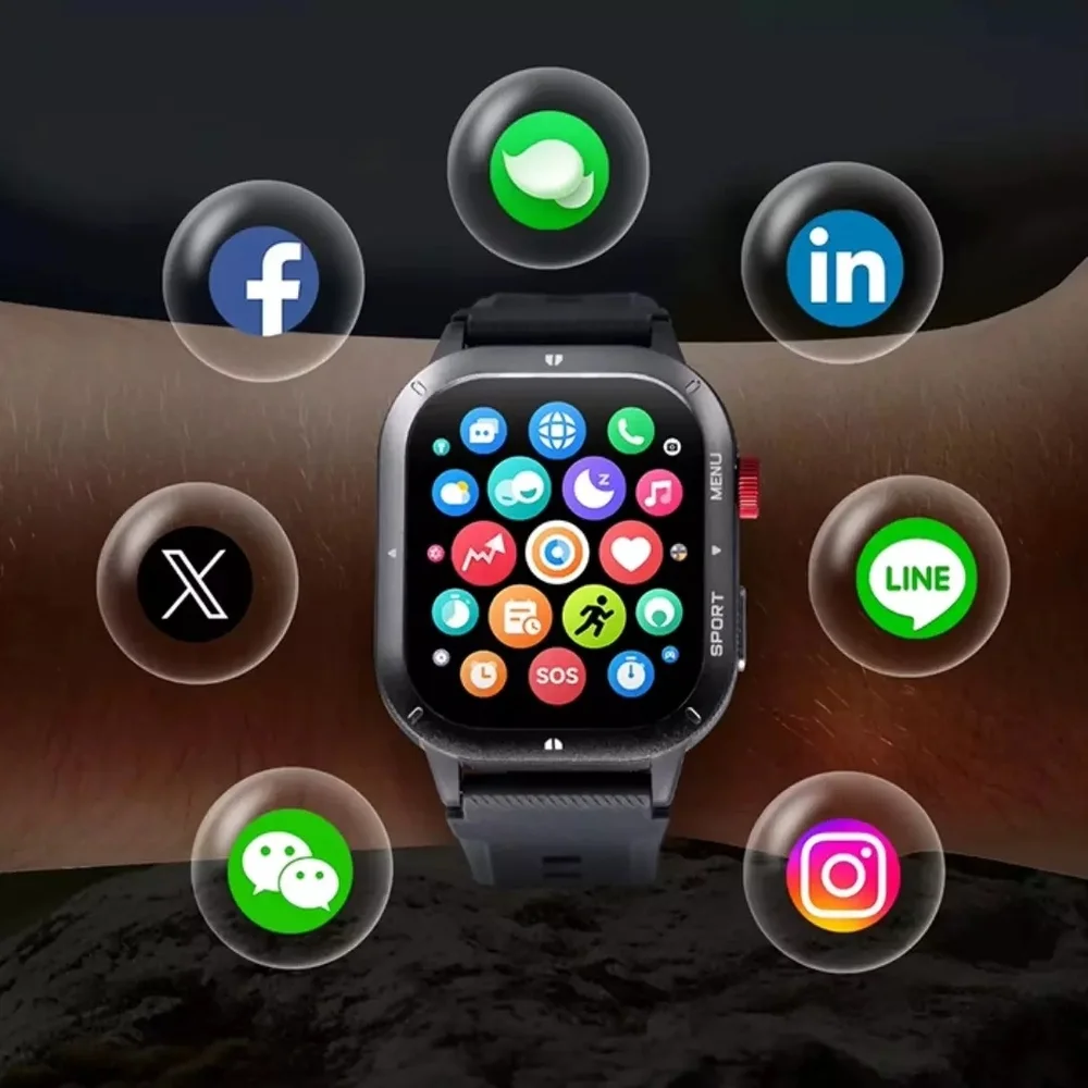 Imagem 2 de 5 do produto Smartwatch Haylou Iron Neo A Prova D'água Preto