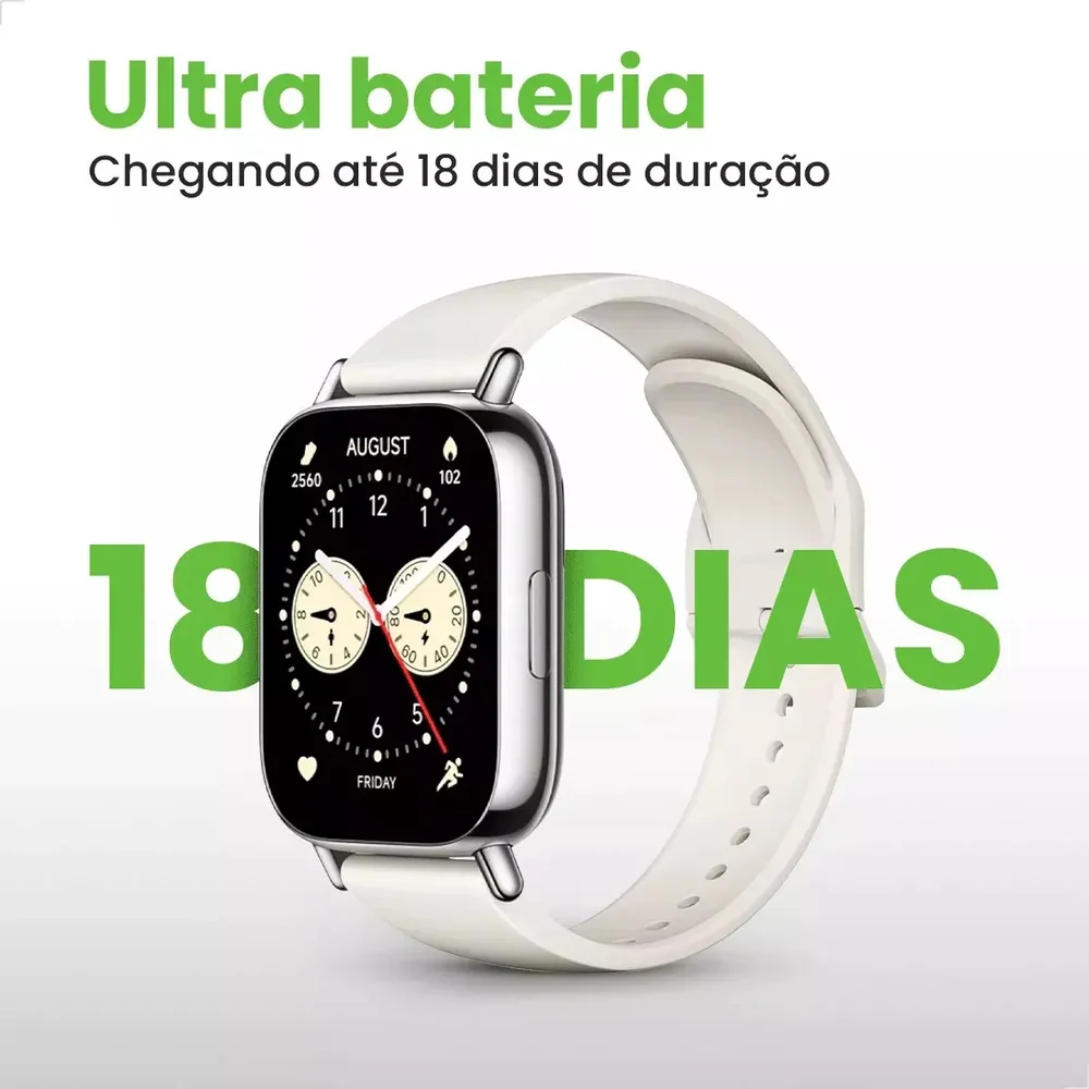 Imagem 5 de 5 do produto Smartwatch Redmi Watch 5 Lite AmoLED Gps A Prova Dagua - Light Gold