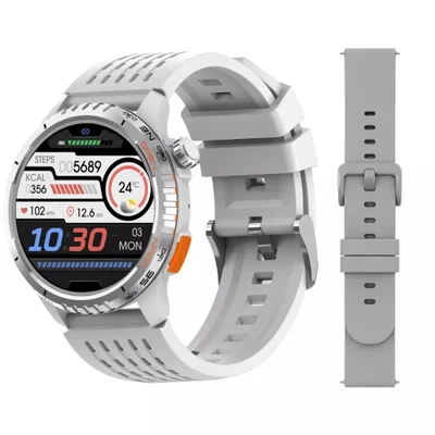 Smartwatch Peje G11 AmoLED Gps A Prova D´água 3atm - Prata