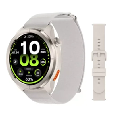 Smartwatch Haylou Solar Neo 2 AmoLED Duas Pulseiras - Branco