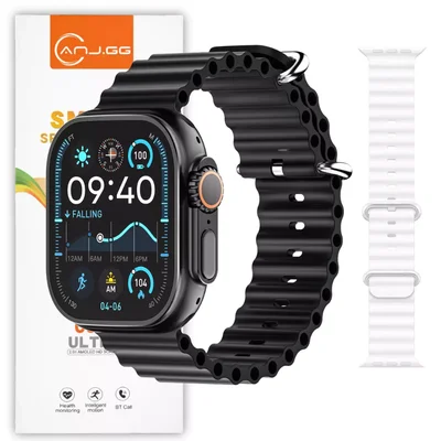 Smartwatch C11 Ultra 49mm Serie 11 Jogos Pulseira Extra Lançamento - Preto