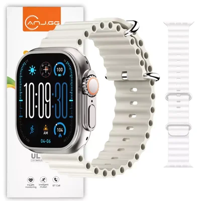 Smartwatch C11 Ultra 49mm Serie 11 Jogos Pulseira Extra Lançamento - Branco