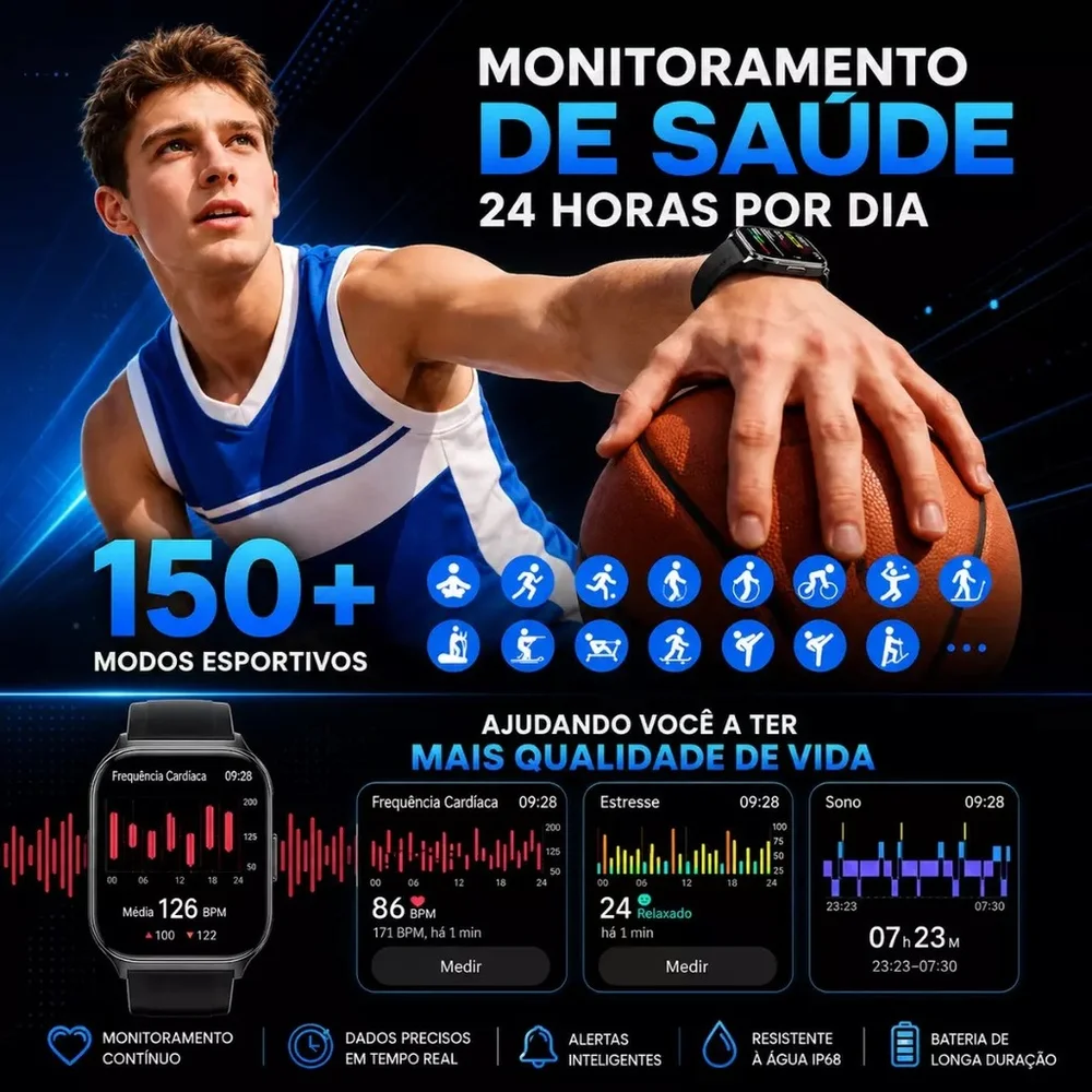 Imagem 2 de 5 do produto Smartwatch Haylou Watch 3 AmoLED - Prata