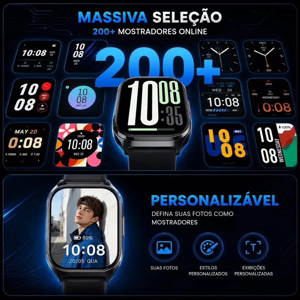 Imagem 3 de 5 do produto Smartwatch Haylou Watch 3 AmoLED - Prata