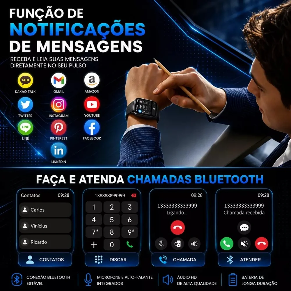 Imagem 5 de 5 do produto Smartwatch Haylou Watch 3 AmoLED - Prata