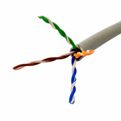 Cabo De Rede Cat6 Cinza Furukawa Gigalan Lszh 100 Metros