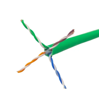 Cabo De Rede Cat6 Verde Furukawa Gigalan Lszh 100 Metros