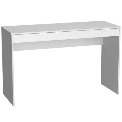 Escrivaninha Madri Para Computador 2 Gavetas B35 Branco Novam
