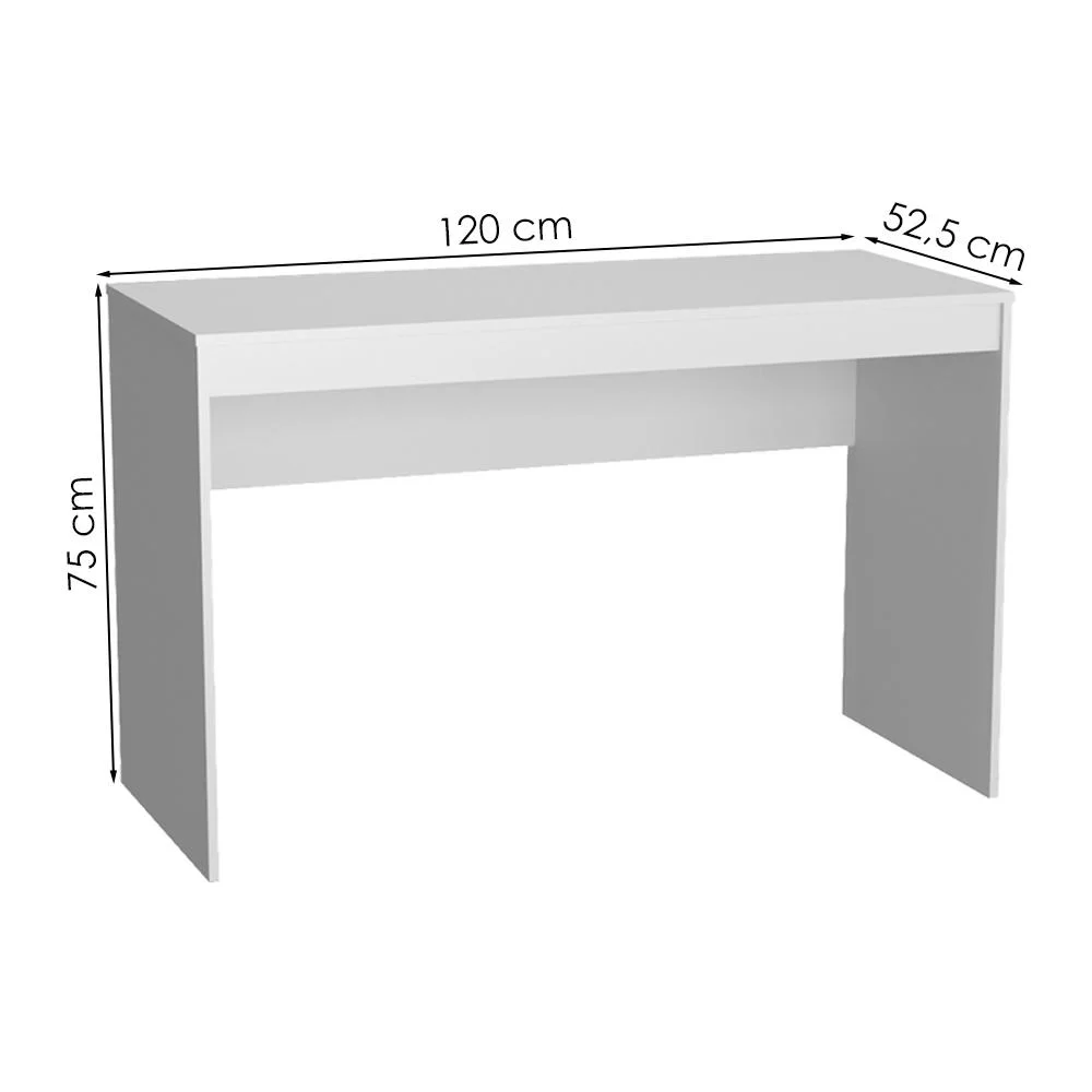 Imagem 2 de 5 do produto Mesa Escrivaninha E Armario Para Escritorio B32 Branco Novam