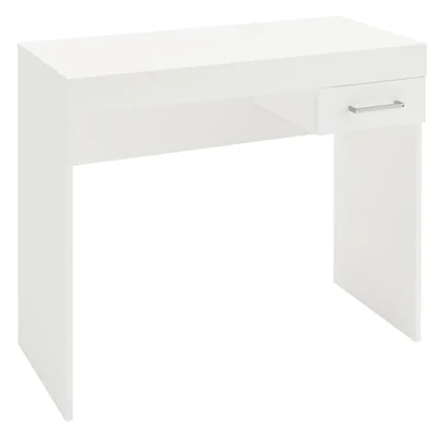 Mesa Escrivaninha 1 Gaveta 91x73 Cm Branco Arly