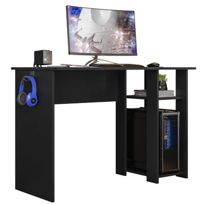 Mesa Gamer Para Computador 5050 Preto Fosco Plla