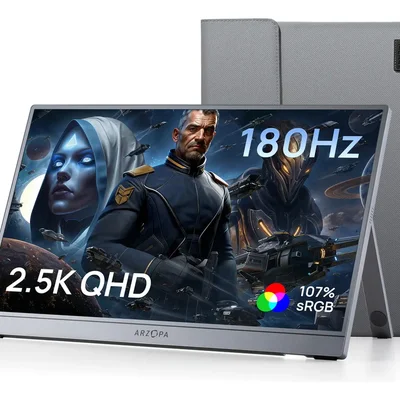 Monitor Portátil Arzopa Z3fc 16.1" Qhd 2.5k 180hz Ips, 107% SRGB, Usb-c/mini HDMI