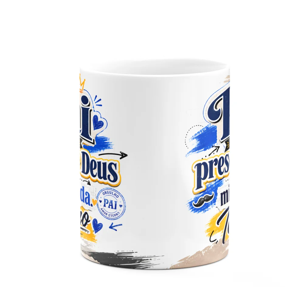Imagem 3 de 5 do produto Caneca De Pais - Pai Você É Um Presente De Deus
