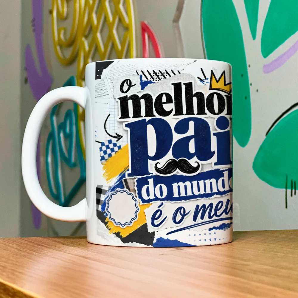 Imagem 2 de 5 do produto Caneca De Pais - O Melhor Pai Do Mundo É O Meu