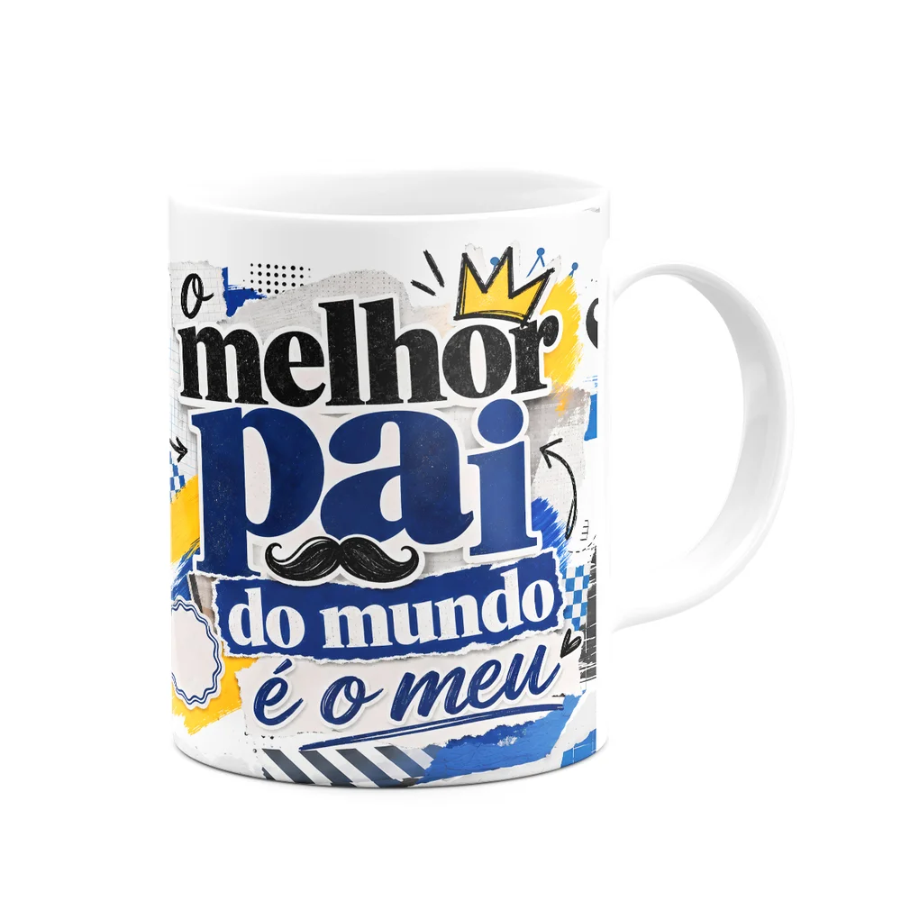 Imagem 4 de 5 do produto Caneca De Pais - O Melhor Pai Do Mundo É O Meu