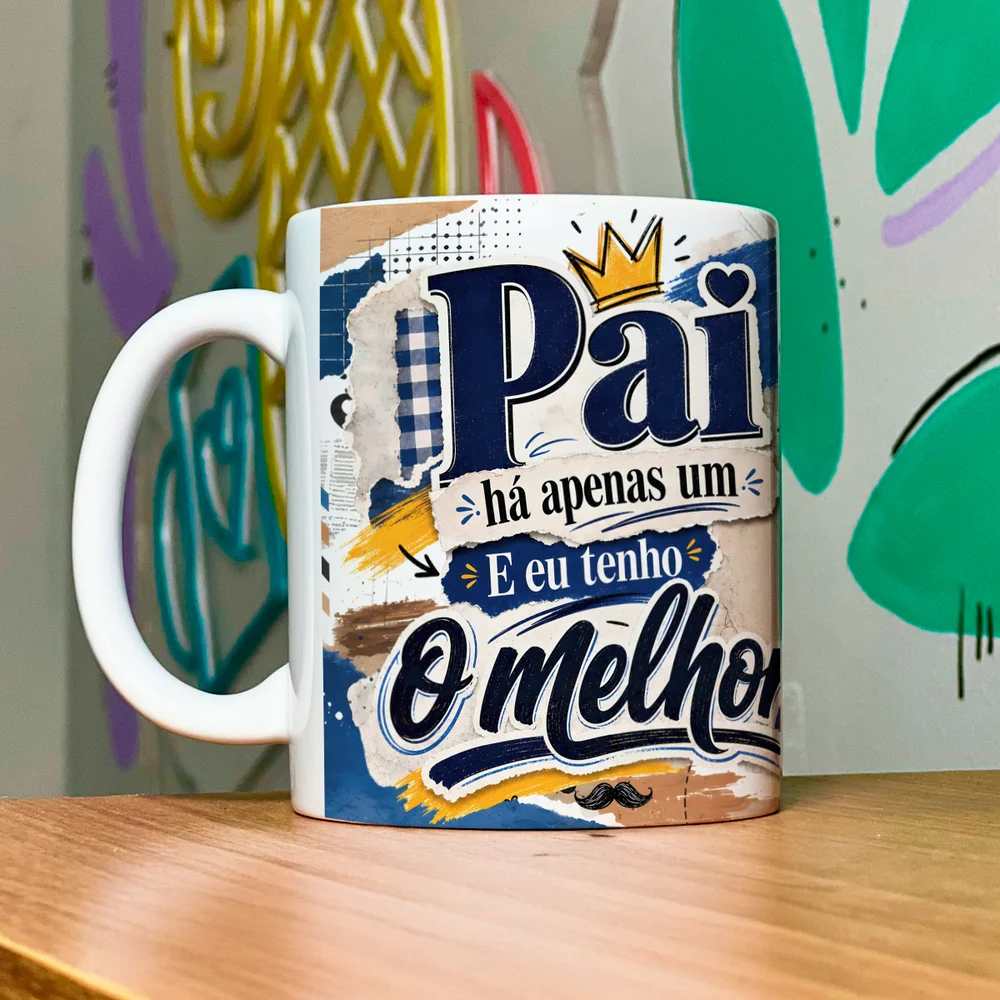 Imagem 2 de 5 do produto Caneca De Pais - Pai Tem Apenas Um Tenho O Melhor