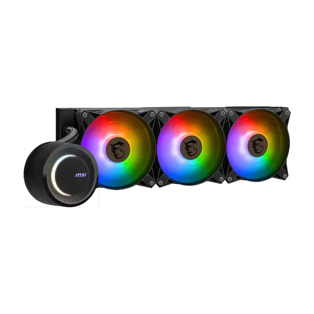 Imagem 2 de 5 do produto Water Cooler Msi 360mm Amd/intel Mag Coreliquid E360 ARGB Preto 306-7zw6e17-c24