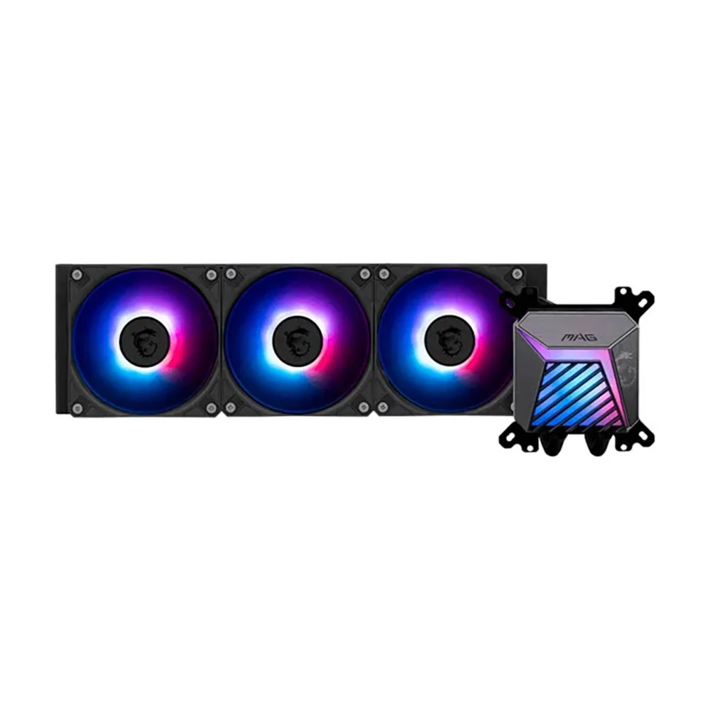 Water Cooler Msi 360mm Amd/intel Mag Coreliquid A15 360 ARGB Preto 306-7zw9a11-l80 Water Cooler Msi 360mm Amd/intel Mag Coreliquid A15 360 ARGB Preto 306-7zw9a11-l80