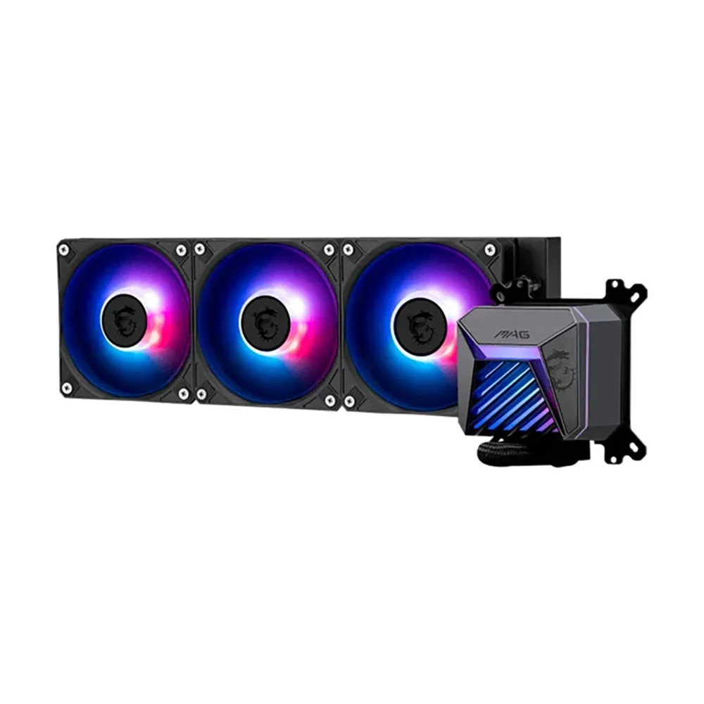 Water Cooler Msi 360mm Amd/intel Mag Coreliquid A15 360 ARGB Preto 306-7zw9a11-l80 Water Cooler Msi 360mm Amd/intel Mag Coreliquid A15 360 ARGB Preto 306-7zw9a11-l80